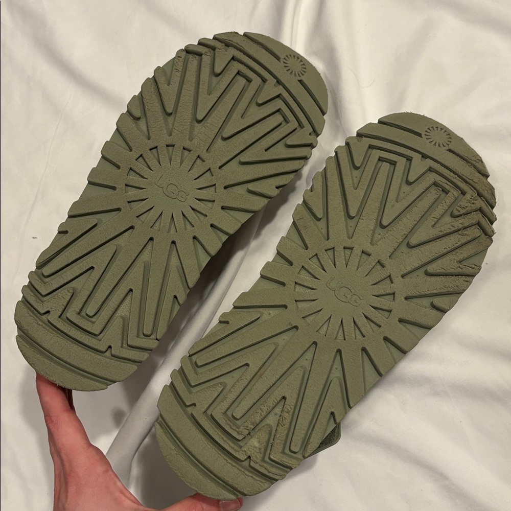 UGG GoldenGlow Platform Sandals - Shaded Clover, 9 - Picture 9 of 11